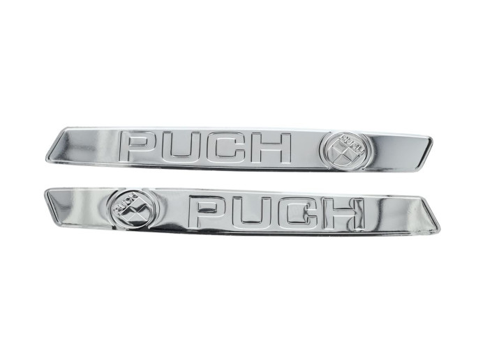 Puch Metalen Tank sticker set RealMetal® chroom kleur 2024 editie
