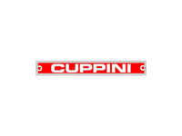 Sticker Cuppini (stuur) Chroom 85x11mm