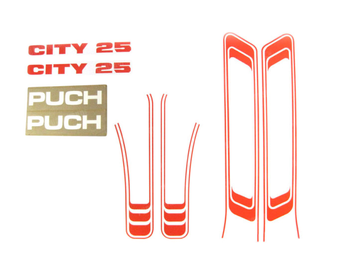 Stickerset Puch Maxi lines stickerset City 25