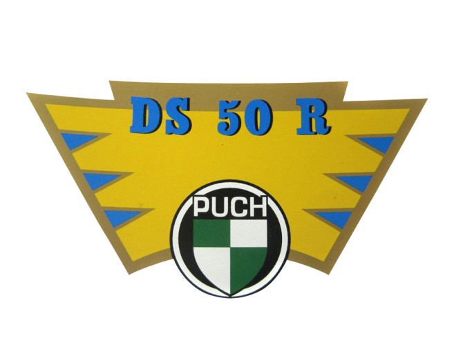 Transfer sticker achterspatbord voor Puch DS 50 R