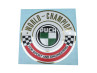 Transfer sticker Puch World Champion rond 50mm