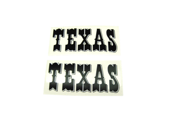 Tank transfer sticker set voor Puch Texas