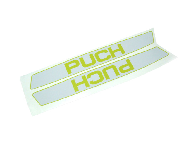 Tank sticker set Puch Maxi wit / geel