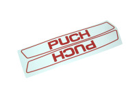 Tank sticker set Puch Maxi wit / rood