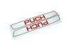 Tank sticker set Puch Maxi wit / rood