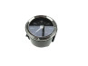 Teller kilometer 60mm 120 km/h zwart met chroom ring universeel met licht aansluiting