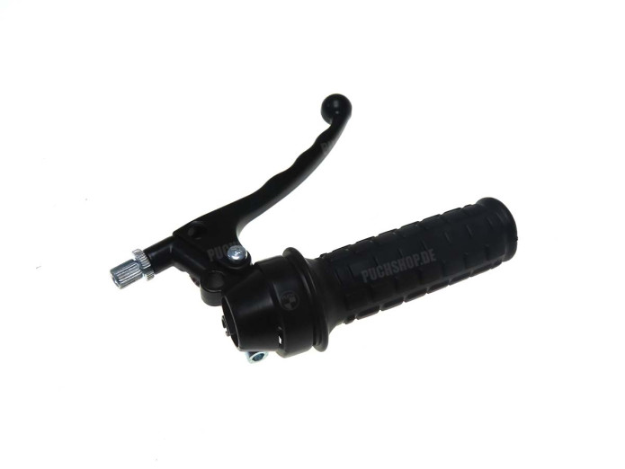 Handle set throttle lever Lusito replica black brake light