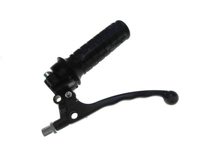 Handle set throttle lever Lusito replica black brake light