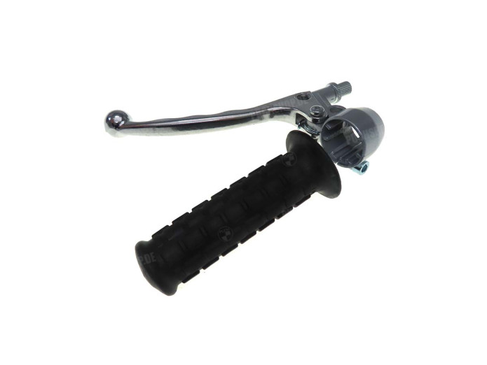 Handle set left model Lusito 517 silver (brake light)
