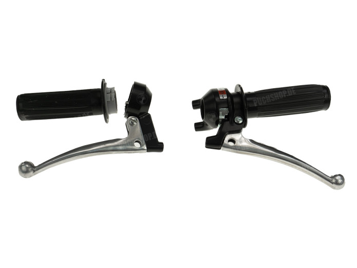 Greepset links / rechts schakelgreep 3-speed zwart NTS A-kwaliteit