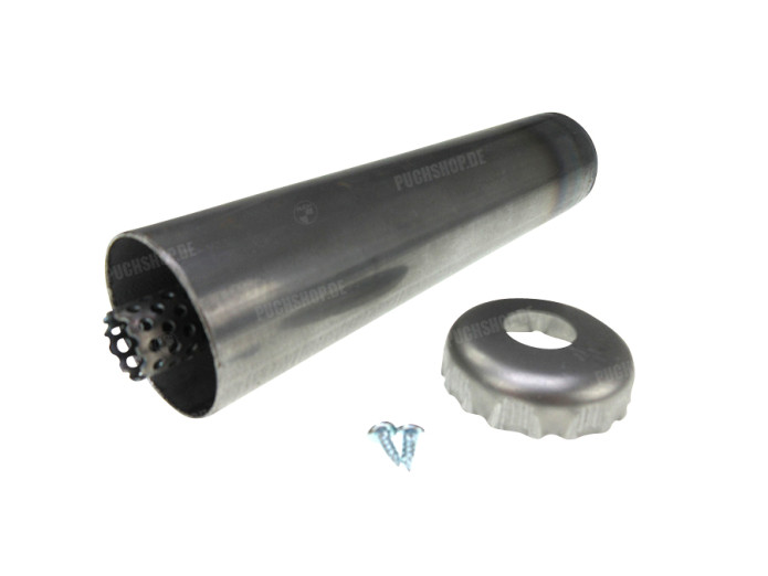 Uitlaat demper Homoet P4 / P6 / P8 blank universeel 