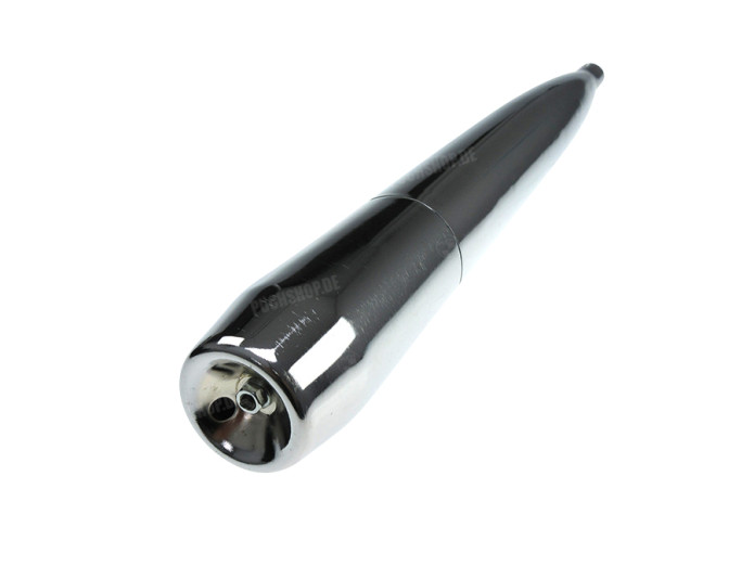 Auspuffdämpfer 65mm Chrome mit 28mm anschluss Sachs Hercules