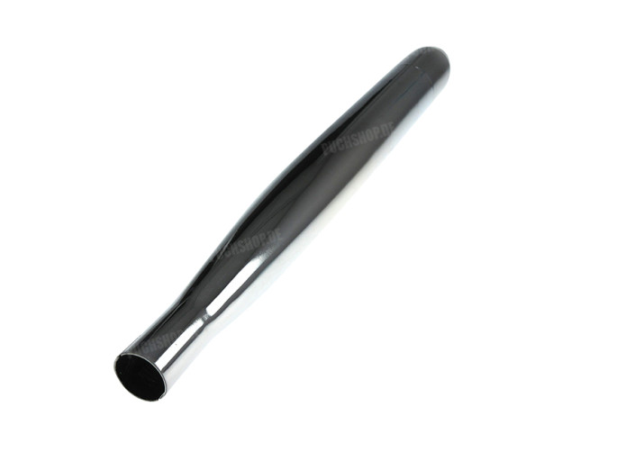 Auspuffdämpfer 65mm Chrome mit 28mm anschluss Sachs Hercules