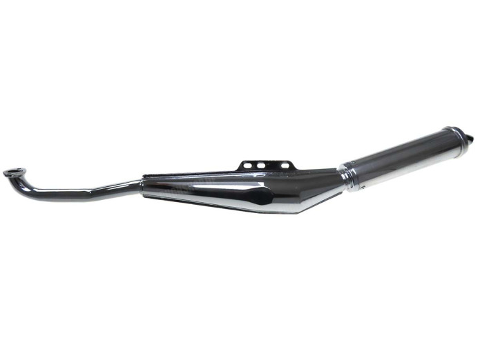 Exhaust Puch Maxi E50 25mm Jamarcol Biturbo-look chrome alu