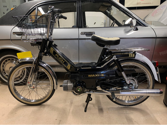 Voorspatbord plaatje met Puch Logo bromfiets geel 
