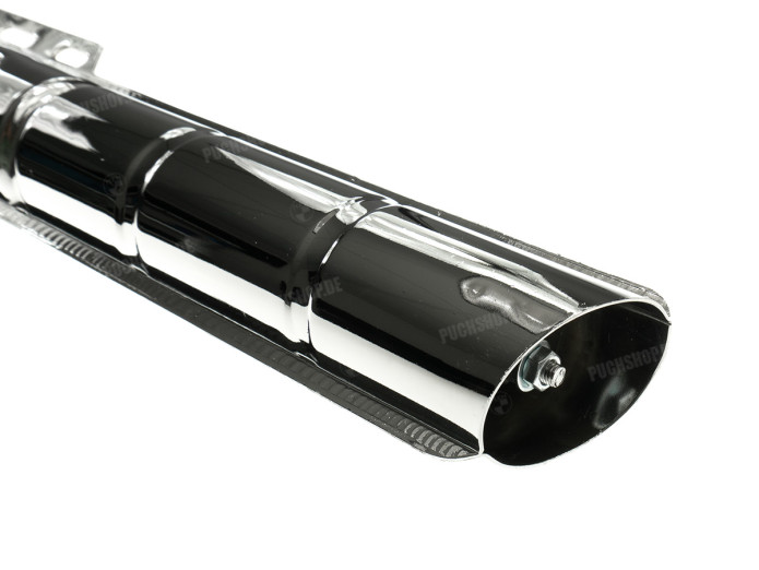 Uitlaat Puch Maxi E50 28mm Jamarcol origineel model met logo