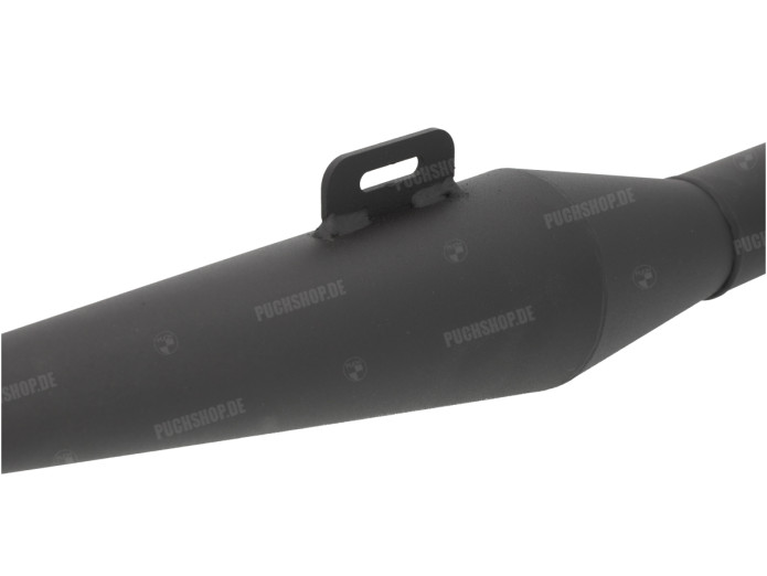 Uitlaat Puch Maxi / E50 28mm Homoet P4 zwart (vernieuwd)