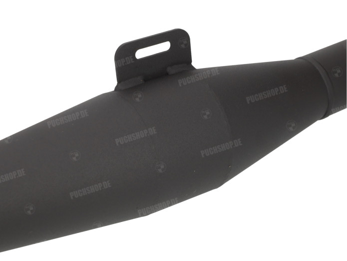 Auspuff Puch Maxi / E50 28mm Homoet P6 Schwarz (neue Version)