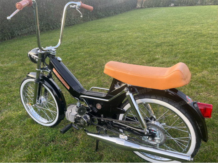 Buddyseat Puch Maxi S race caramel vintage