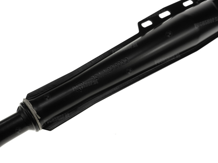 Exhaust Puch Maxi / E50 22mm Jamarcol original model with Puch Logo 2-pieces black