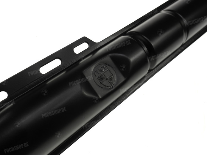 Exhaust Puch Maxi / E50 22mm Jamarcol original model with Puch Logo 2-pieces black