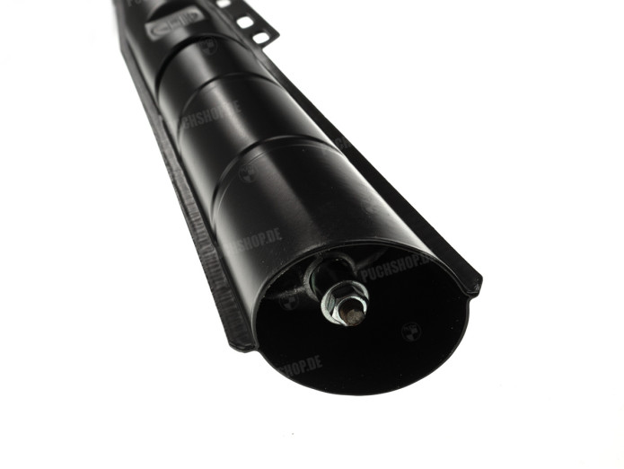 Exhaust Puch Maxi / E50 22mm Jamarcol original model with Puch Logo 2-pieces black