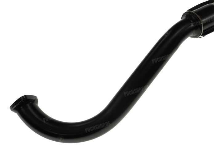 Auspuff Puch Maxi / E50 28mm Jamarcol Original Modell mit Puch Logo 2-Teilig Schwarz