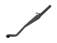 Auspuff Hercules Prima M P3 / Optima / Sachs 504 / 505 28mm Homoet P4 Schwarz (neue Version)