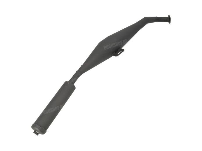 Auspuff Puch Maxi / E50 28mm Homoet P8 PSR Schwarz 74ccm schrägen Auslass (neue Version)