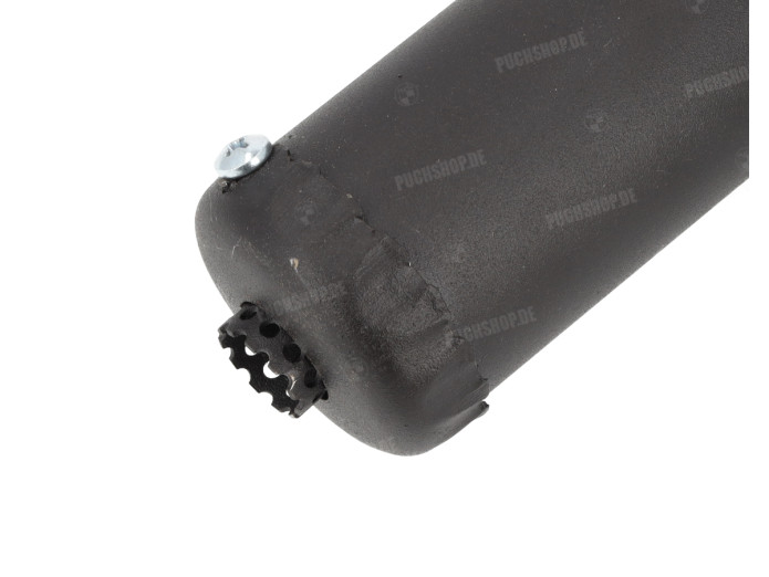 Auspuff Hercules Prima M P3 / Optima / Sachs 504 / 505 28mm Homoet P4 Schwarz (neue Version)