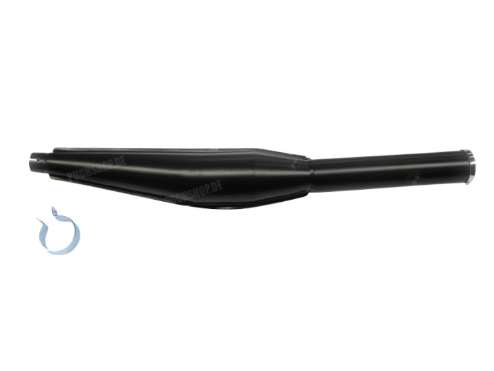 Auspuff Dämpfer 28mm Fuego Cross Schwarz Universal 