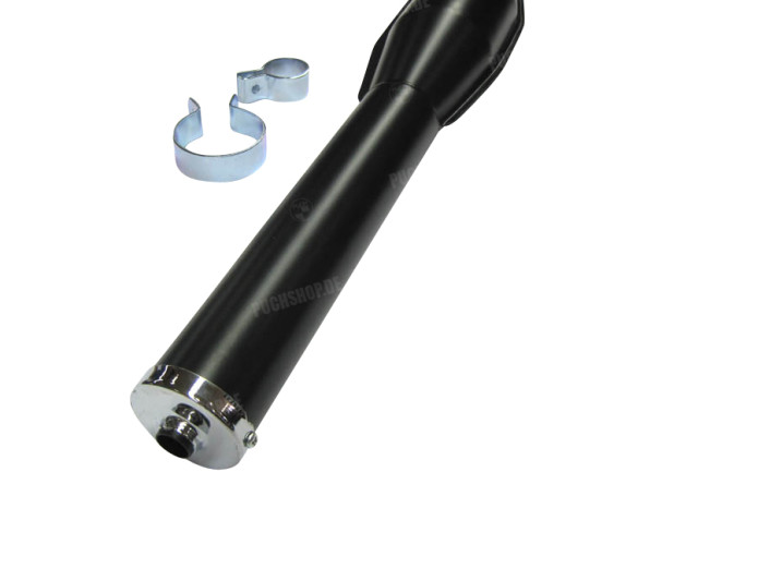 Auspuff Dämpfer 32mm Fuego Cross Schwarz Universal 