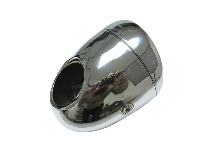 Koplamp ei-model 130mm GUIA groot model chroom 