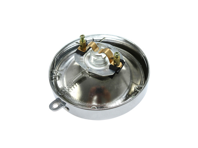 Scheinwerfer Eierlampe 102mm Puch Maxi S / N Ring Chrom mit Glas