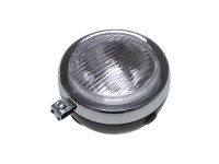 Headlight round 130mm black