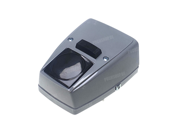 Scheinwerfer Eckig 115mm Grau mit Schalter
