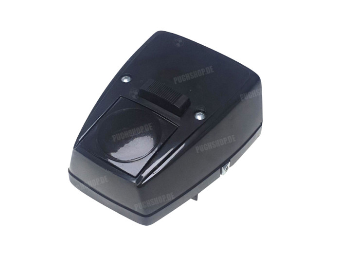 Scheinwerfer Eckig 115mm Schwarz mit Schalter