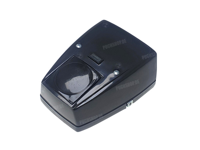 Koplamp vierkant 115mm zwart 