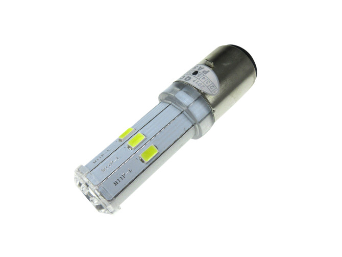 Lamp BA20d 12V 35/35 watt M11P LED (DC)