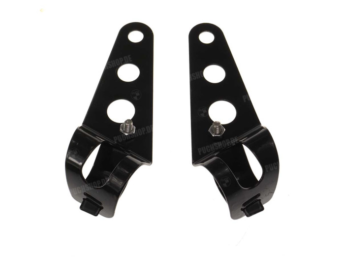 Headlight bracket 28mm set universal black custom