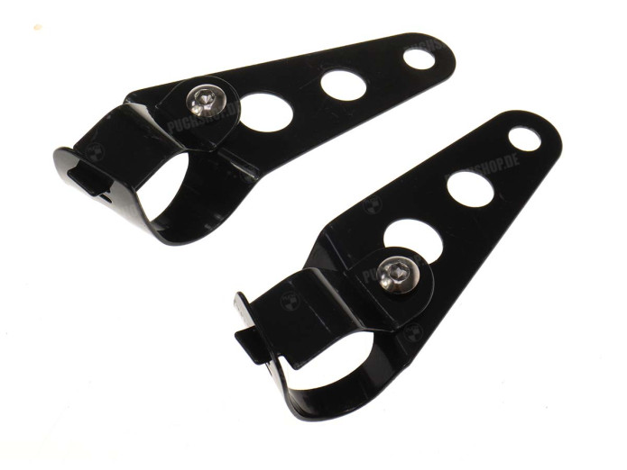 Headlight bracket 28mm set universal black custom