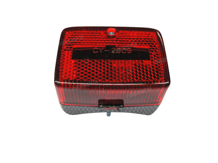 Rücklicht Puch Maxi S / N / X30 Modell Ulo Carbon look
