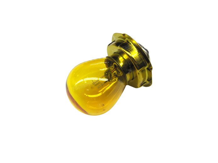 Birne P26s 6 Volt 15 Watt Vorderlicht mit Kragen Gelb