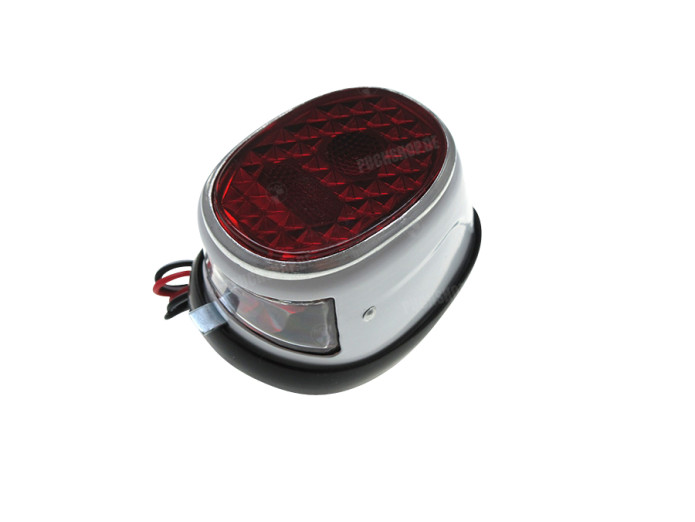 Taillight Puch Maxi N / S / DS / MS / MV / VS classic white