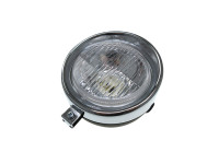 Koplamp rond 130mm zwart classic