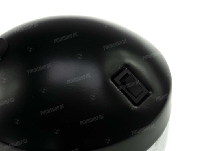 Koplamp rond 140mm GUIA met schakelaar zwart 