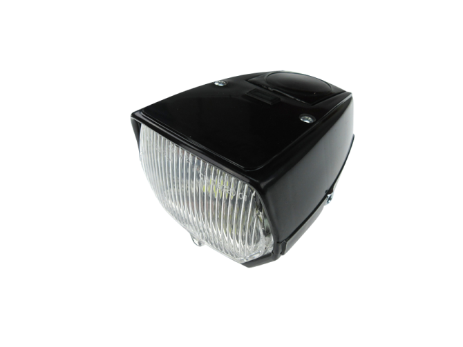 Koplamp vierkant 115mm zwart LED 6V