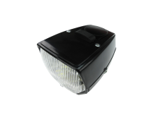 Koplamp vierkant 115mm zwart LED 6V met schakelaar