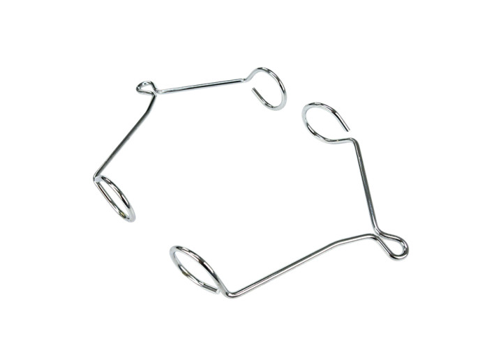 Headlight bracket 28mm EBR chopper / universal chrome