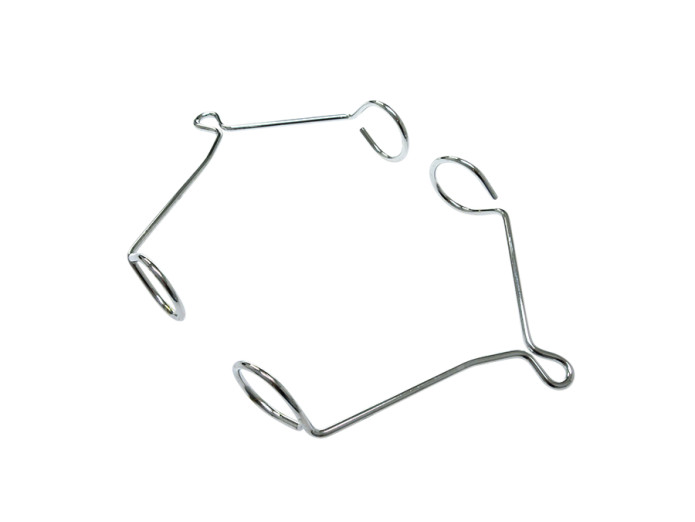 Headlight bracket 28mm EBR chopper / universal chrome